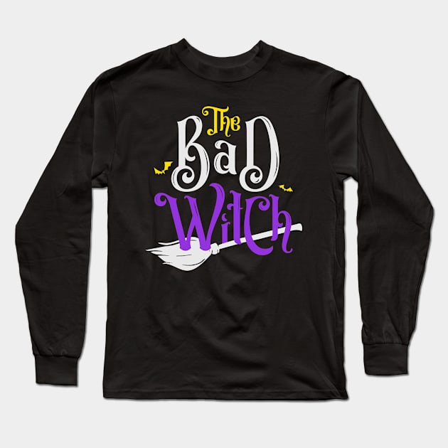 The Bad Witch Long Sleeve T-Shirt by JabsCreative